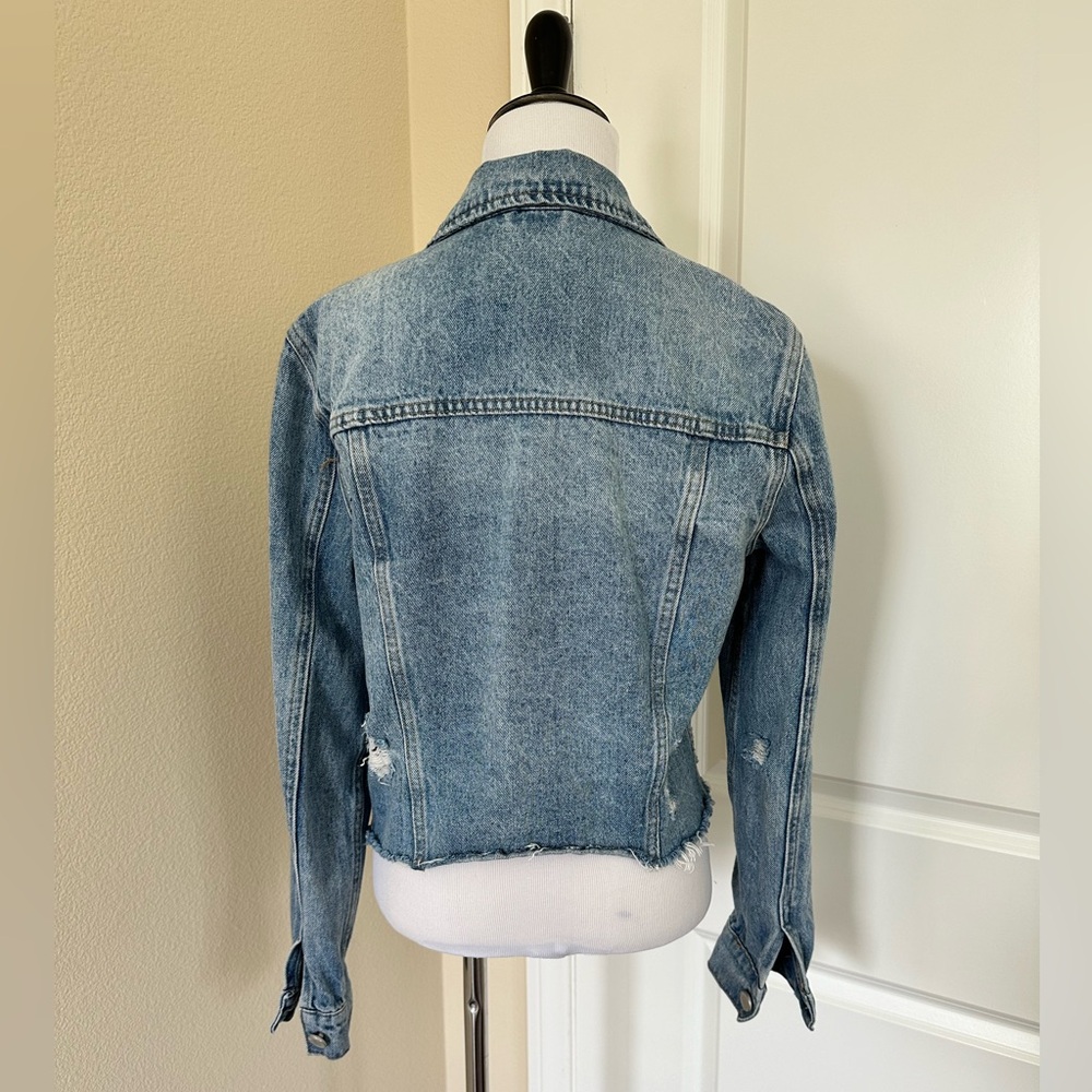 BLANK NYC Denim Jacket Women’s Size Medium - Picture 6 of 16